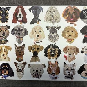 1000 NWOT Galison Dog Puzzle-Paper Dogs